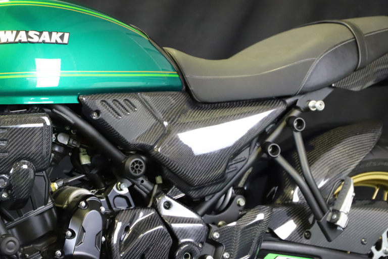 エーテック|Z650RS|エーテックのカーボンパーツ”BLACK DIAMOND” より、一挙に3機種用がリリース
