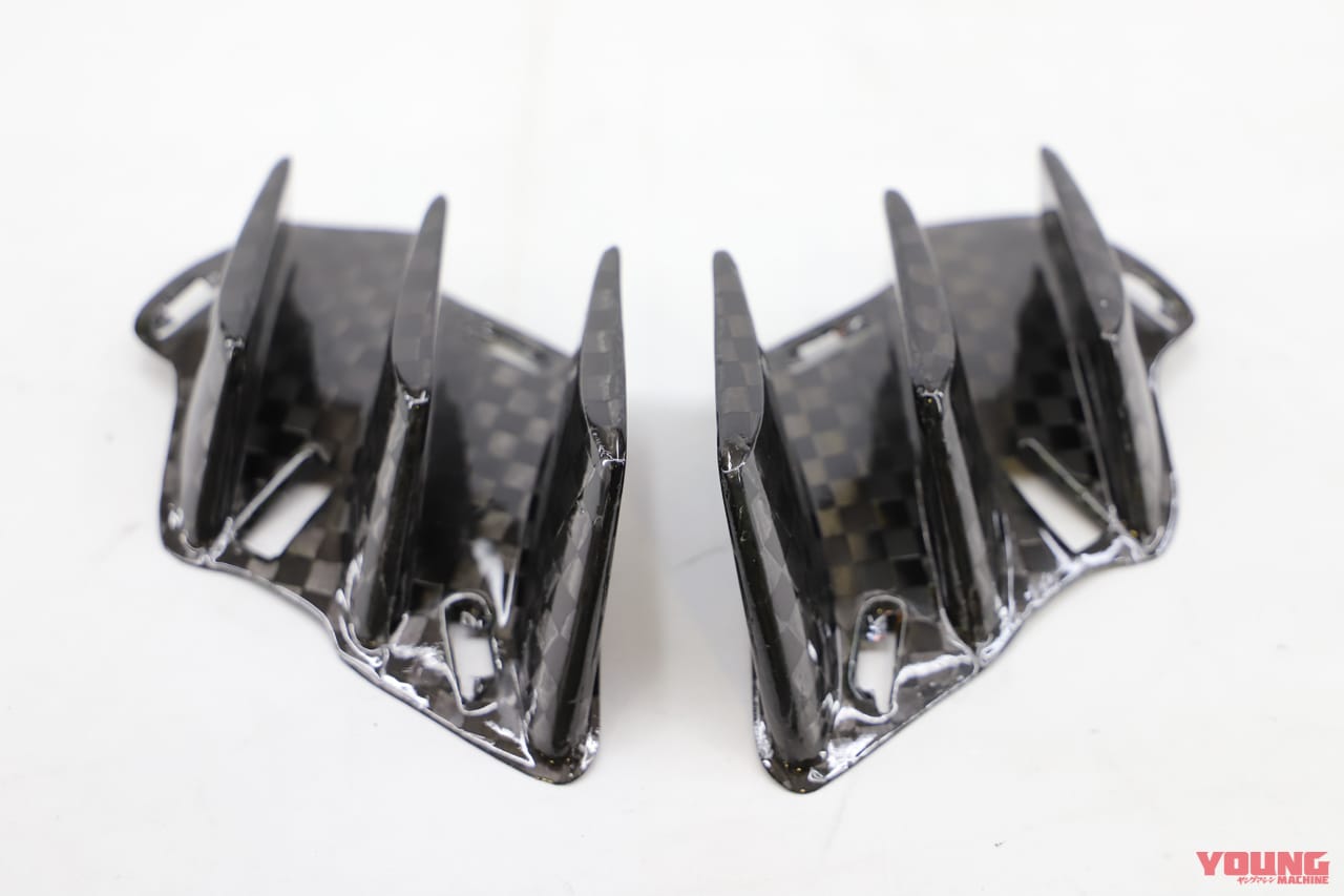 |エーテックのカーボンパーツ”BLACK DIAMOND” より、一挙に3機種用がリリース