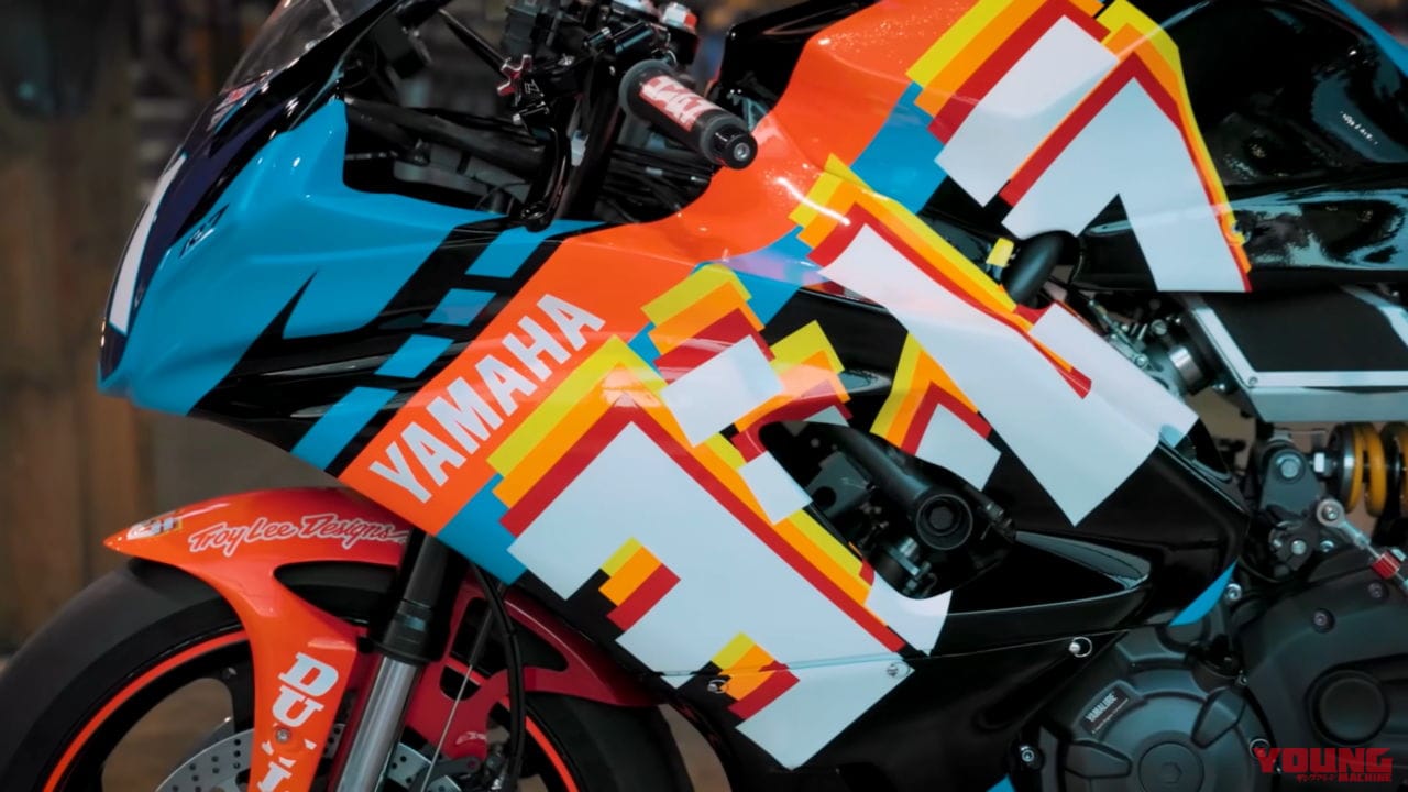 ヨシムラR&D「プロジェクトR7」のマシンが完成! ヤマハYZF-R7に左右非対称カラー