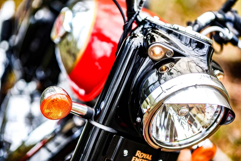 ロイヤルエンフィールド クラシック350|フロントまわり|ロイヤルエンフィールド クラシック350 ディテール解説【最新技術が生み出す、クラシックの香り】