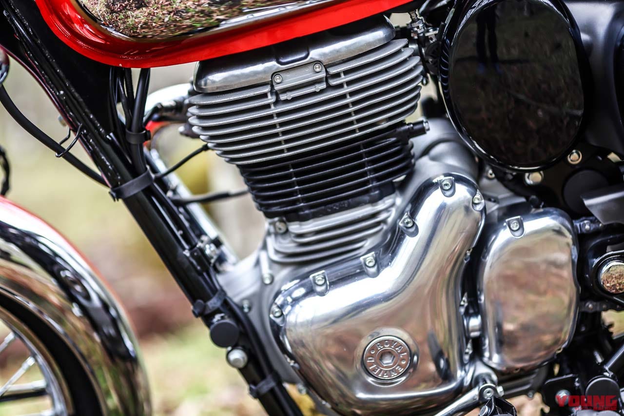 ロイヤルエンフィールド クラシック350|エンジン|ロイヤルエンフィールド クラシック350 ディテール解説【最新技術が生み出す、クラシックの香り】