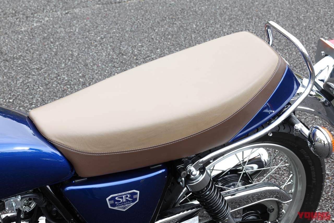 SR400|シート|今、旬な中型クラスのネオクラ3台を乗り比べてみた!〈クラシック350/SR400/GB350〉