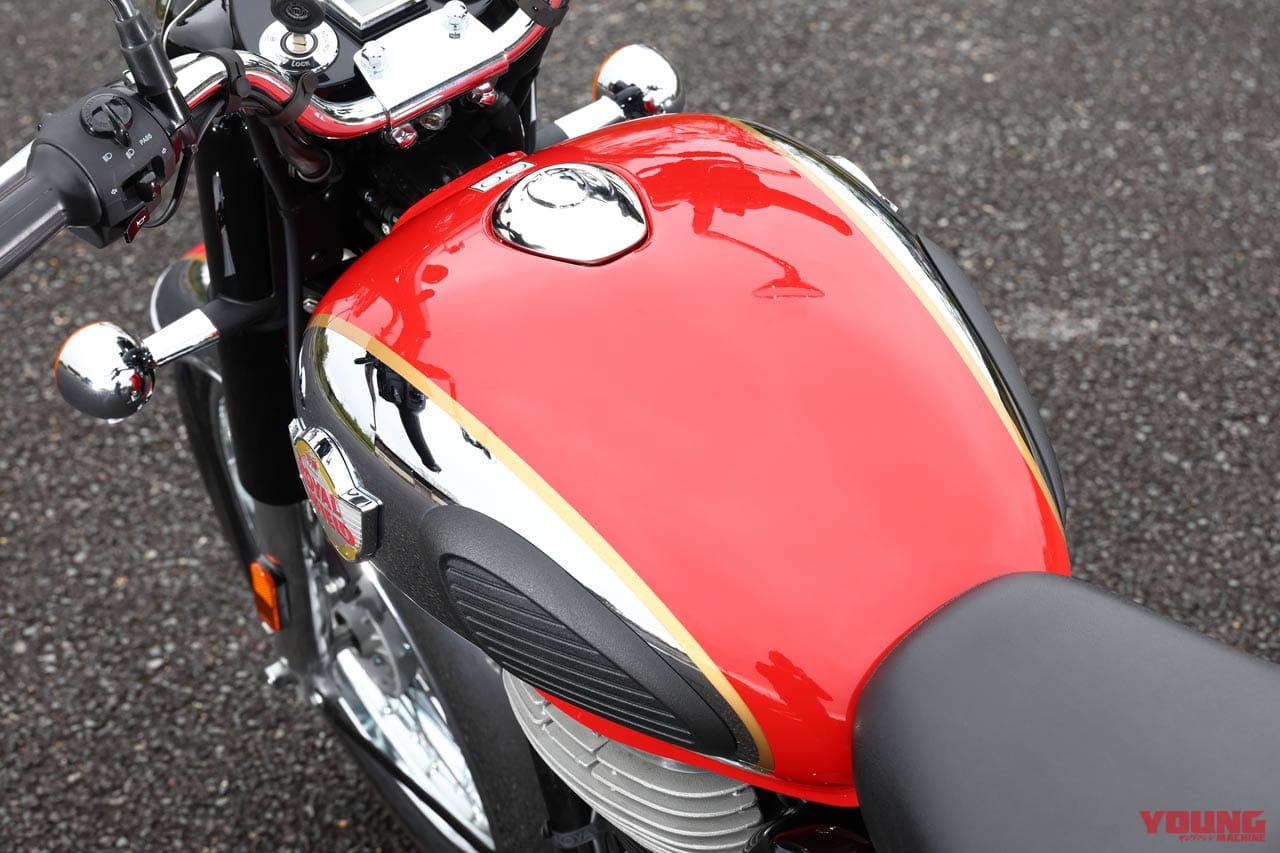 クラシック350|タンク|今、旬な中型クラスのネオクラ3台を乗り比べてみた!〈クラシック350/SR400/GB350〉