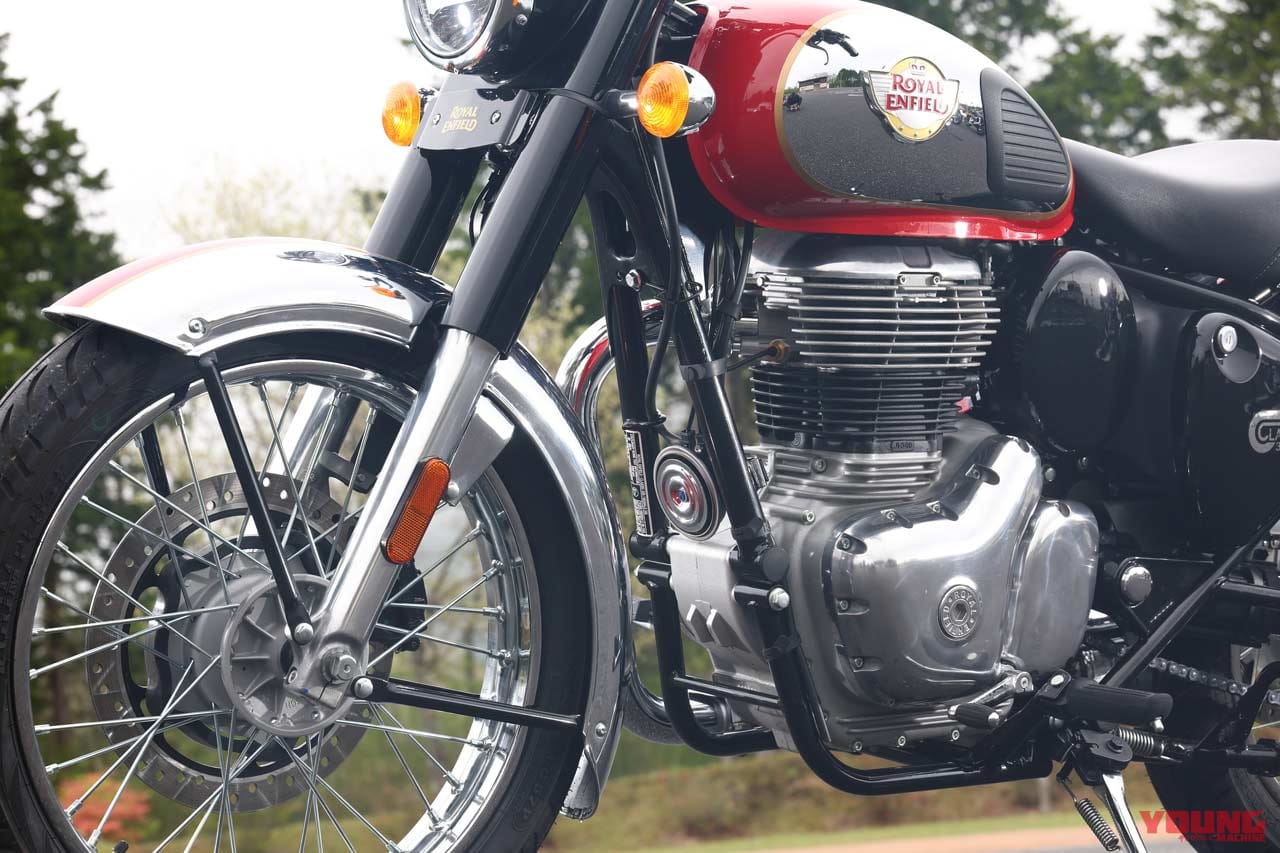 クラシック350|エンジン|今、旬な中型クラスのネオクラ3台を乗り比べてみた!〈クラシック350/SR400/GB350〉