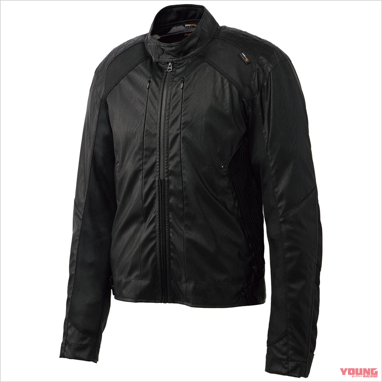 ワークマン RD103 フィールドコアCORDURA®EUROライダースメッシュジャケット|ワークマンのライダースメッシュジャケットに合皮採用カラーが登場! 質感/通気性ともに向上〈コーデュラユーロシリーズ〉