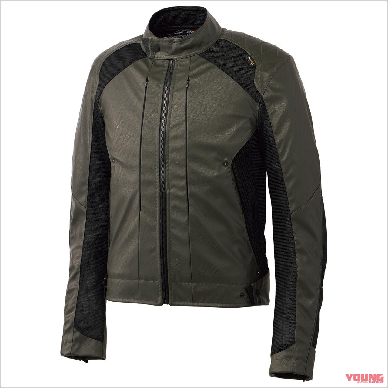 ワークマン RD103 フィールドコアCORDURA®EUROライダースメッシュジャケット|ワークマンのライダースメッシュジャケットに合皮採用カラーが登場! 質感/通気性ともに向上〈コーデュラユーロシリーズ〉