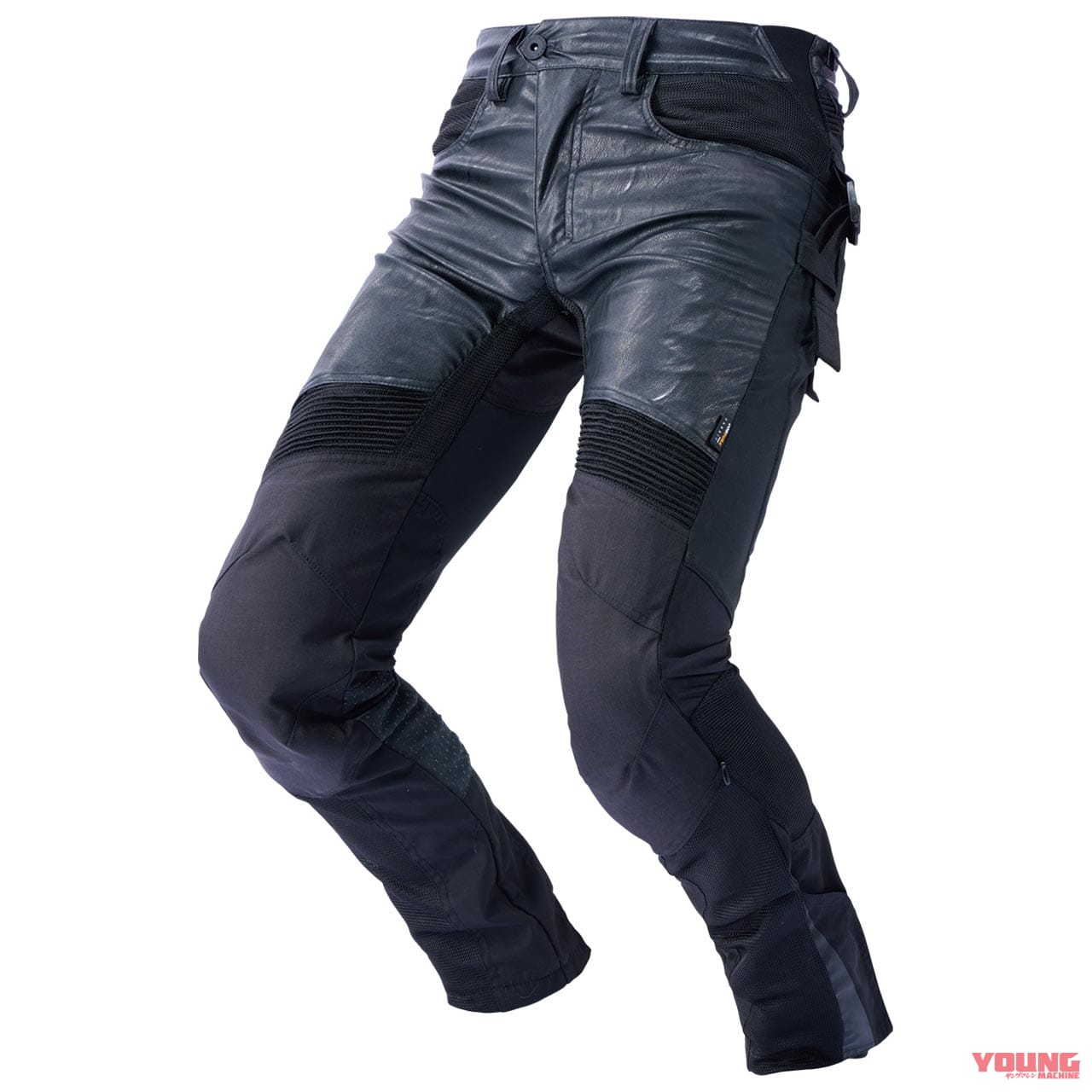 |ワークマンのライダースメッシュジャケットに合皮採用カラーが登場! 質感/通気性ともに向上〈コーデュラユーロシリーズ〉