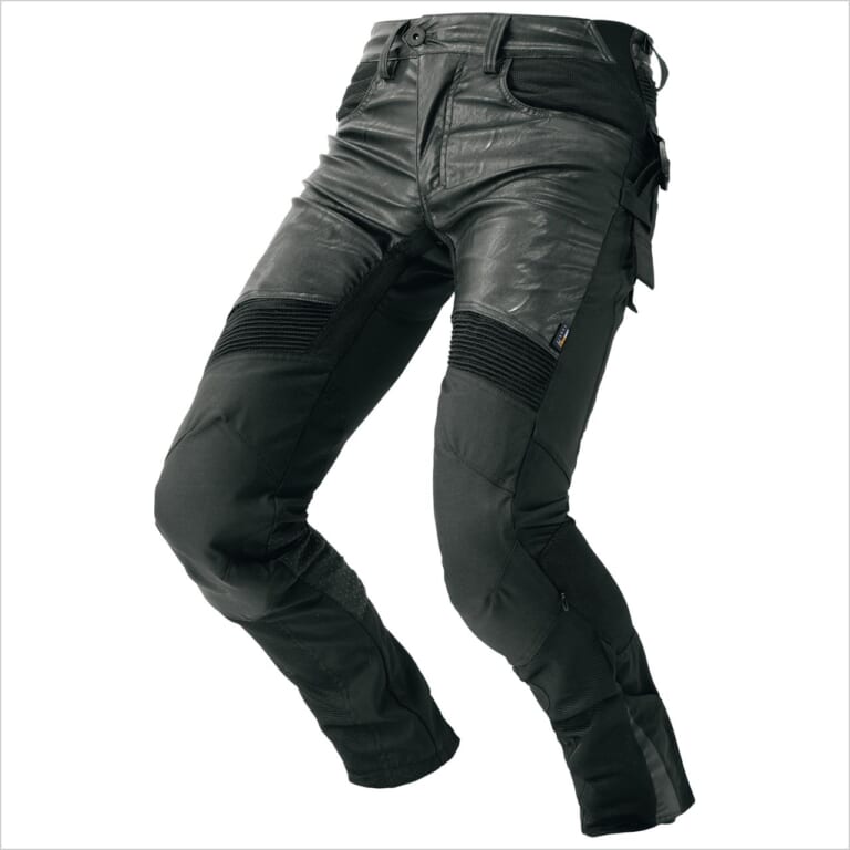 ワークマン RD104 フィールドコアCORDURA®EUROライダースメッシュパンツ|ワークマンのライダースメッシュジャケットに合皮採用カラーが登場! 質感/通気性ともに向上〈コーデュラユーロシリーズ〉