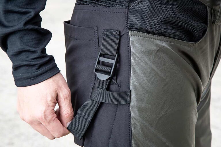 ワークマン RD104 フィールドコアCORDURA®EUROライダースメッシュパンツ|アジャスター|ワークマンのライダースメッシュジャケットに合皮採用カラーが登場! 質感/通気性ともに向上〈コーデュラユーロシリーズ〉