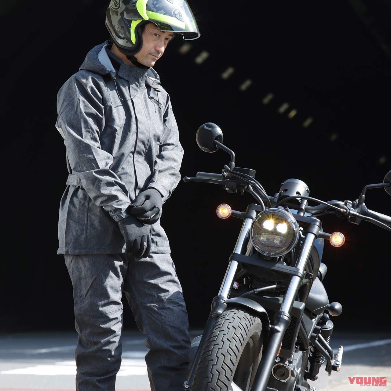 WORKMAN 3LAYER RAIN SUIT BIKERS バイカーズ LL - 小物