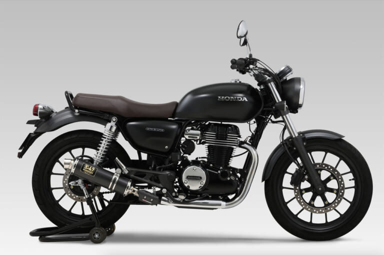 ヨシムラ|GB350|GPマグナム|SM|真横|GB350に待望のヨシムラ管!「Slip-On GP-MAGNUM 105 サイクロン」が9月に発売開始