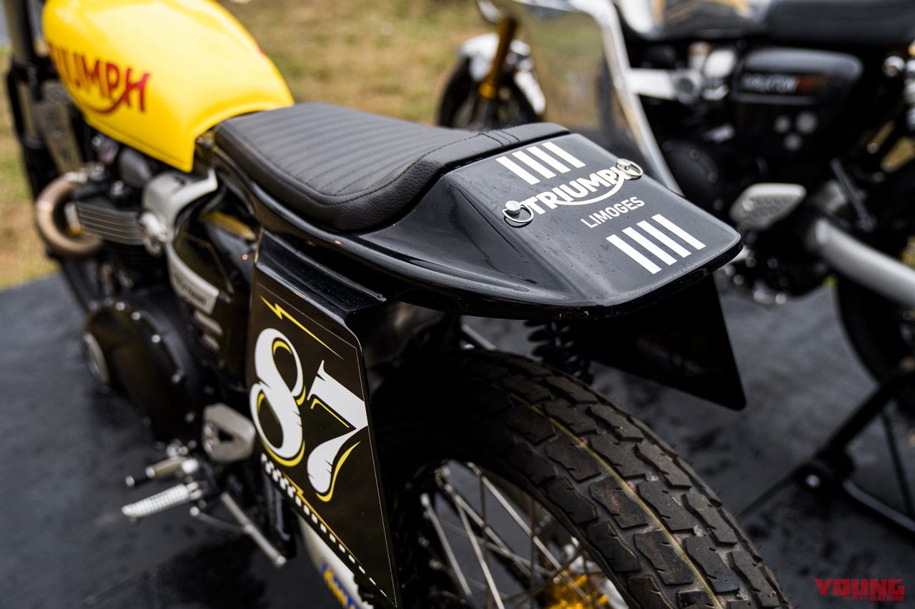 Triumph Speed Twin Flat Tracker|南仏の大イベント「ホイールス&ウェーブス」で見つけたカスタムマシン 厳選10車!