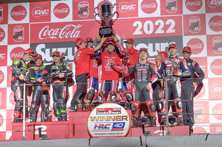 2022鈴鹿8耐の正式結果発表！ トップ10すべてルールに準拠しており順位に変動なし