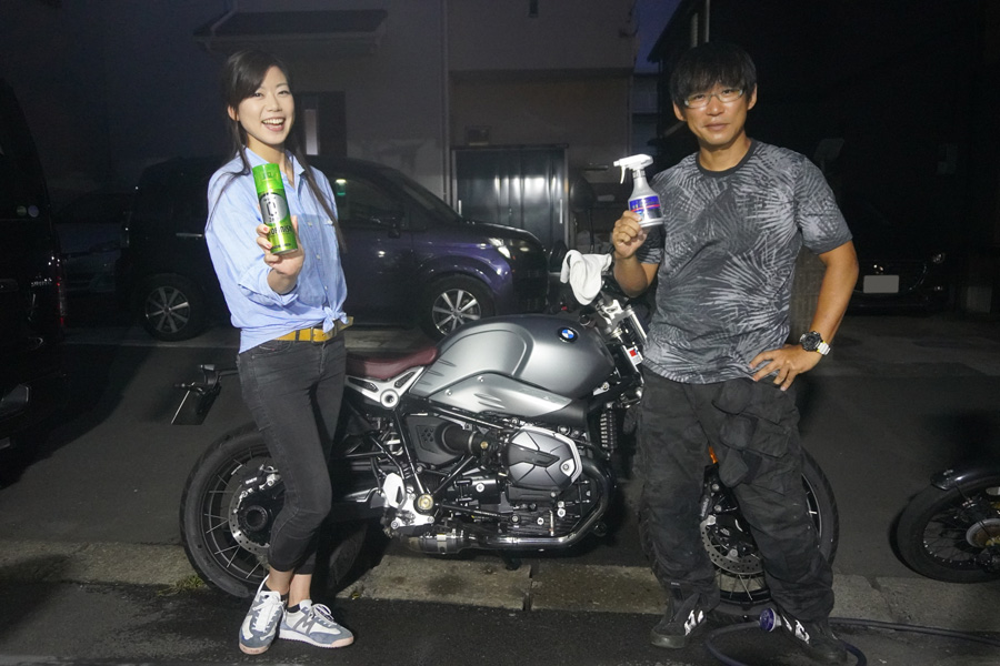 Youtubeバイク動画の ホワイトベース 二宮祥平さん 愛用中のsurluster バイクシャンプー ゼロフィニッシュを動画でご紹介 Webヤングマシン 新車バイクニュース