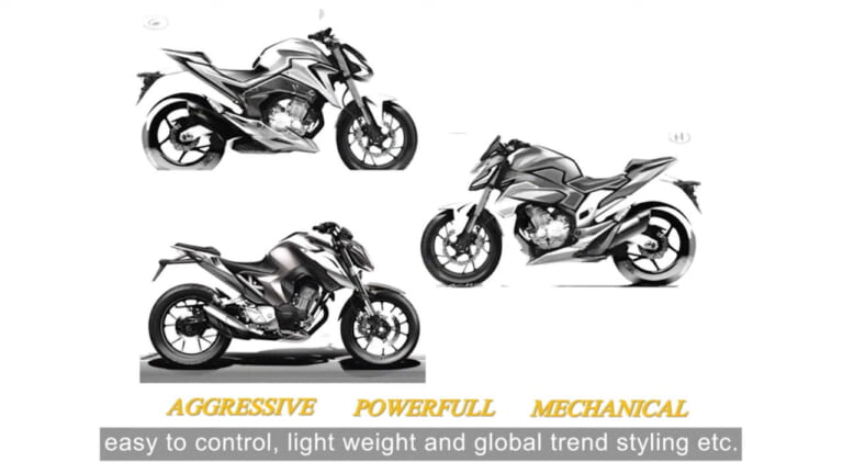 Honda CB300F|【速報】ホンダがインドで新型車「CB300F」を発表! エンジンは油冷単気筒を搭載?! 倒立フォークも