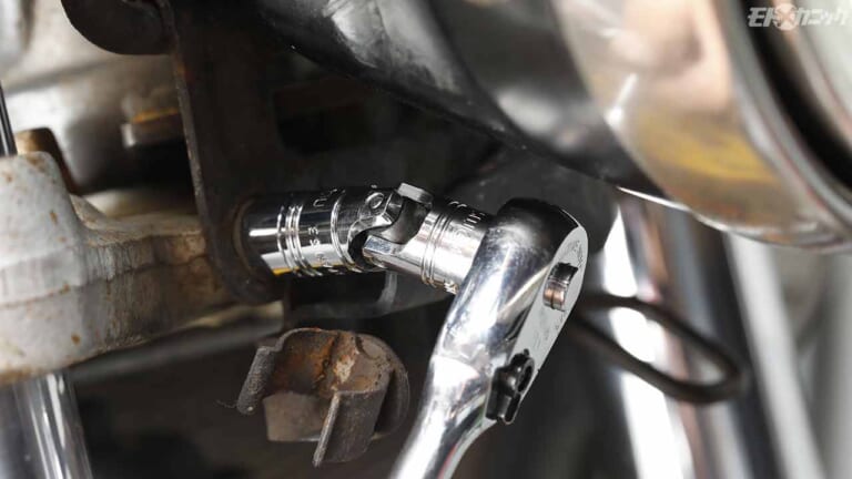 小回りが利いてバイクメンテナンスで使い勝手良好なネプロス6.3sq.ソケット