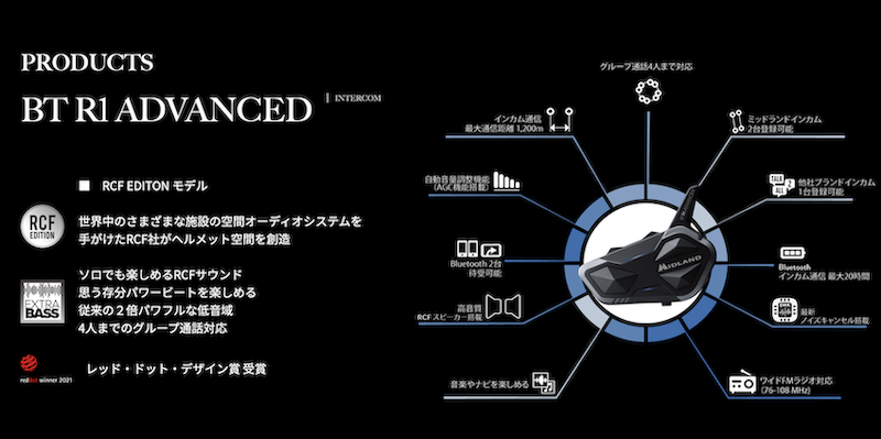 MIDLAND BT R1 ADVANCED〉確かな実績、繋がる信頼。音を楽しむ第3世代