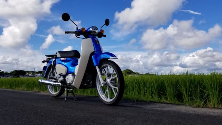 スーパーカブ110航続距離テスト|ゴール|さすがのスーパーカブ、ホンダ公表の燃費を突破!? スーパーカブ110 航続距離実測ガチ検証【東京→浜名湖】