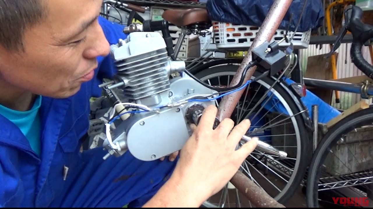 モペット用エンジン単体始動テスト|火花テスト|Amazonで買った中国製の自転車用エンジン、本当に動くのか? 始動テストしてみた〈自作モペット製作記 #3〉