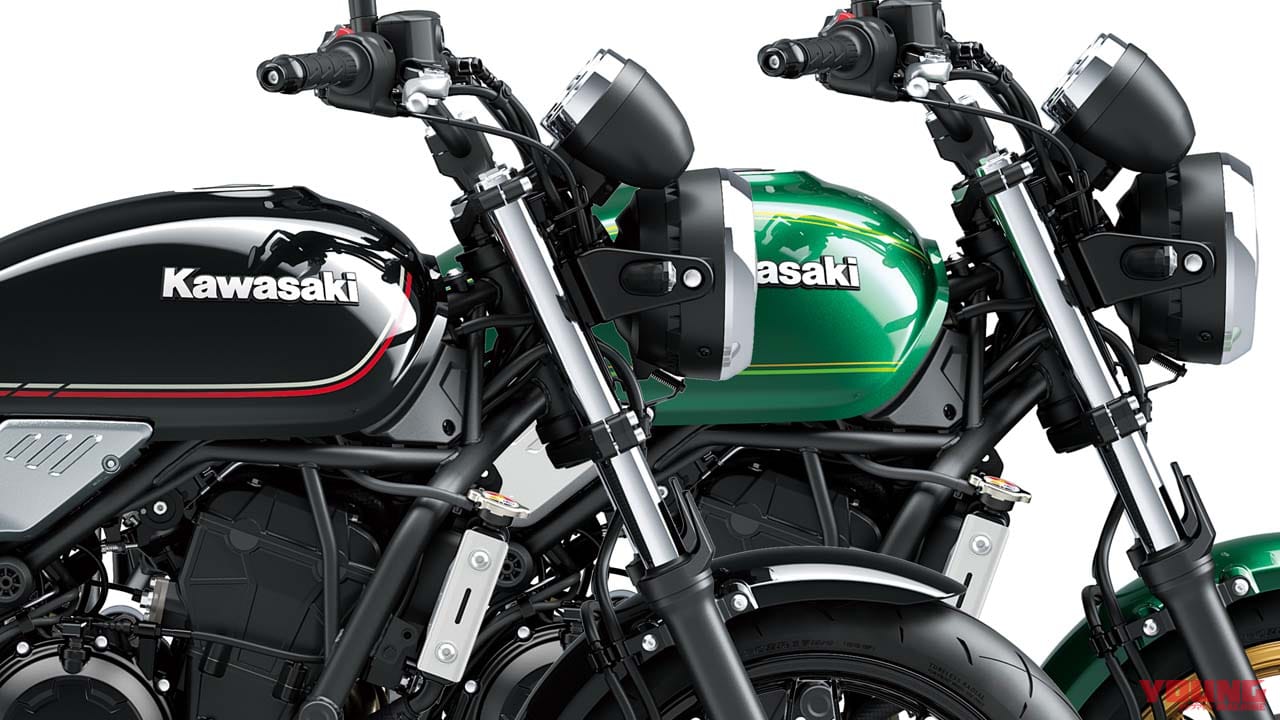カワサキ「Z650RS」に2023年モデルの新色! 1977年『Z650-B1』ゆずりの緑色は継続【欧州】