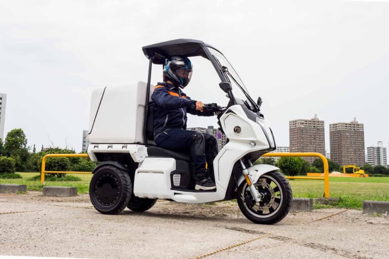 マクドナルド、郵便局が配達に使う電動3輪スクーター aidea AA-Cargo β4試乗インプレッション