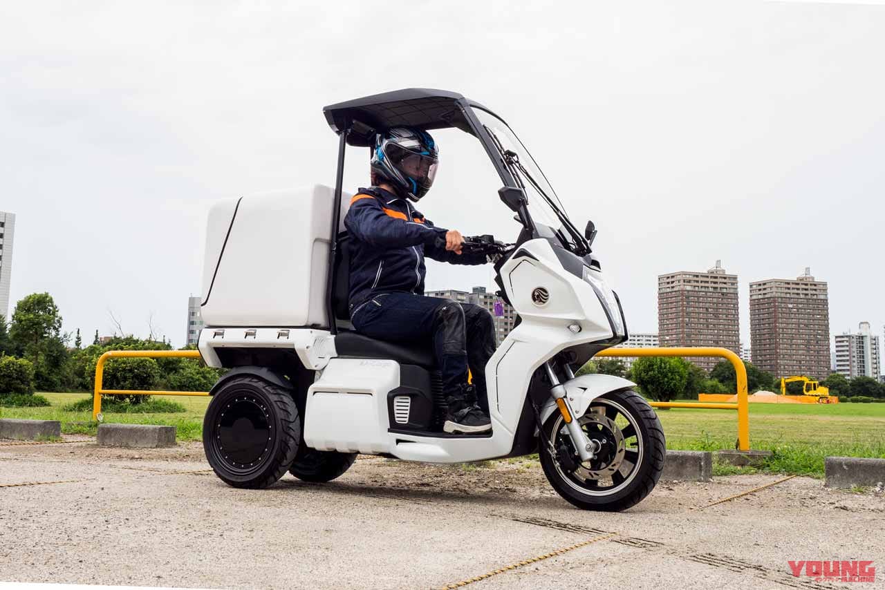 マクドナルド、郵便局が配達に使う電動3輪スクーター aidea AA-Cargo β4試乗インプレッション