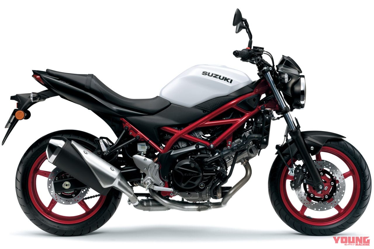 |スズキ「SV650」に新色登場!! ゴールドホイール採用で色名も洒落てるゥ!【欧州】
