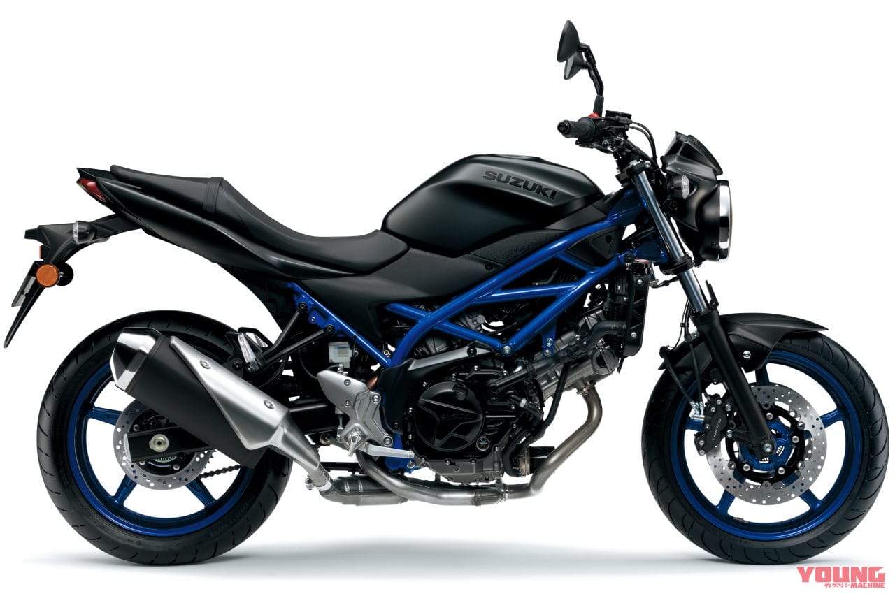 |スズキ「SV650」に新色登場!! ゴールドホイール採用で色名も洒落てるゥ!【欧州】