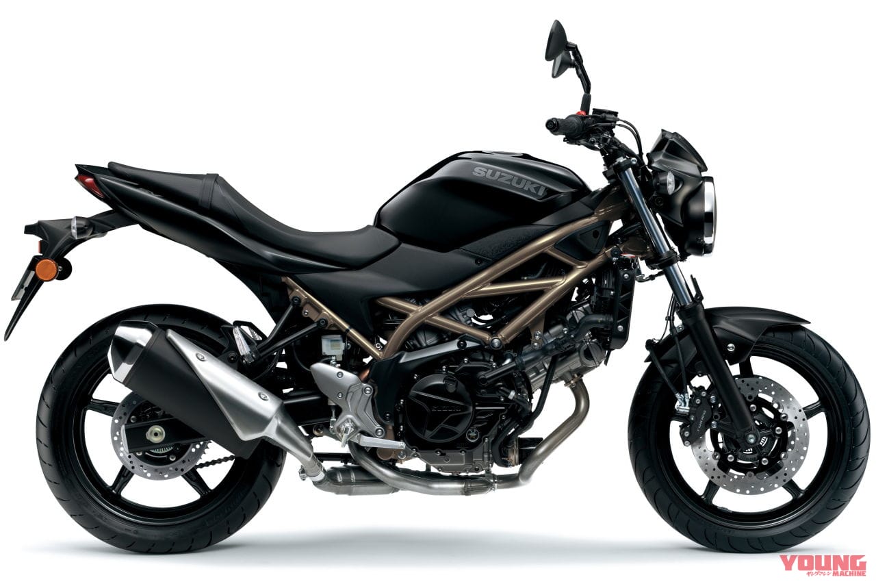 |スズキ「SV650」に新色登場!! ゴールドホイール採用で色名も洒落てるゥ!【欧州】