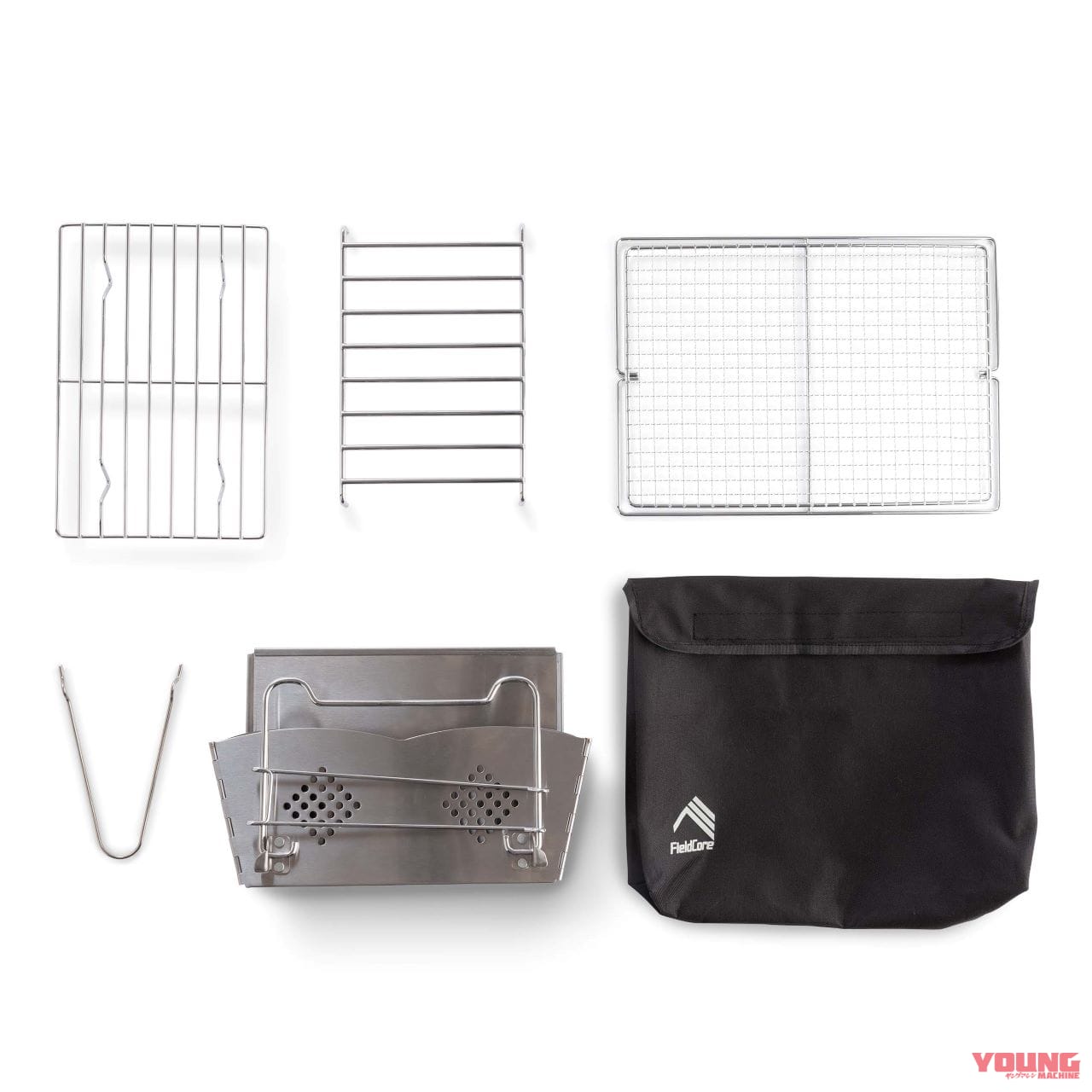 フォールディングスクエアグリル|2022 ワークマンの新作「キャンプ・ツーリング向け」ギア9選【速報】