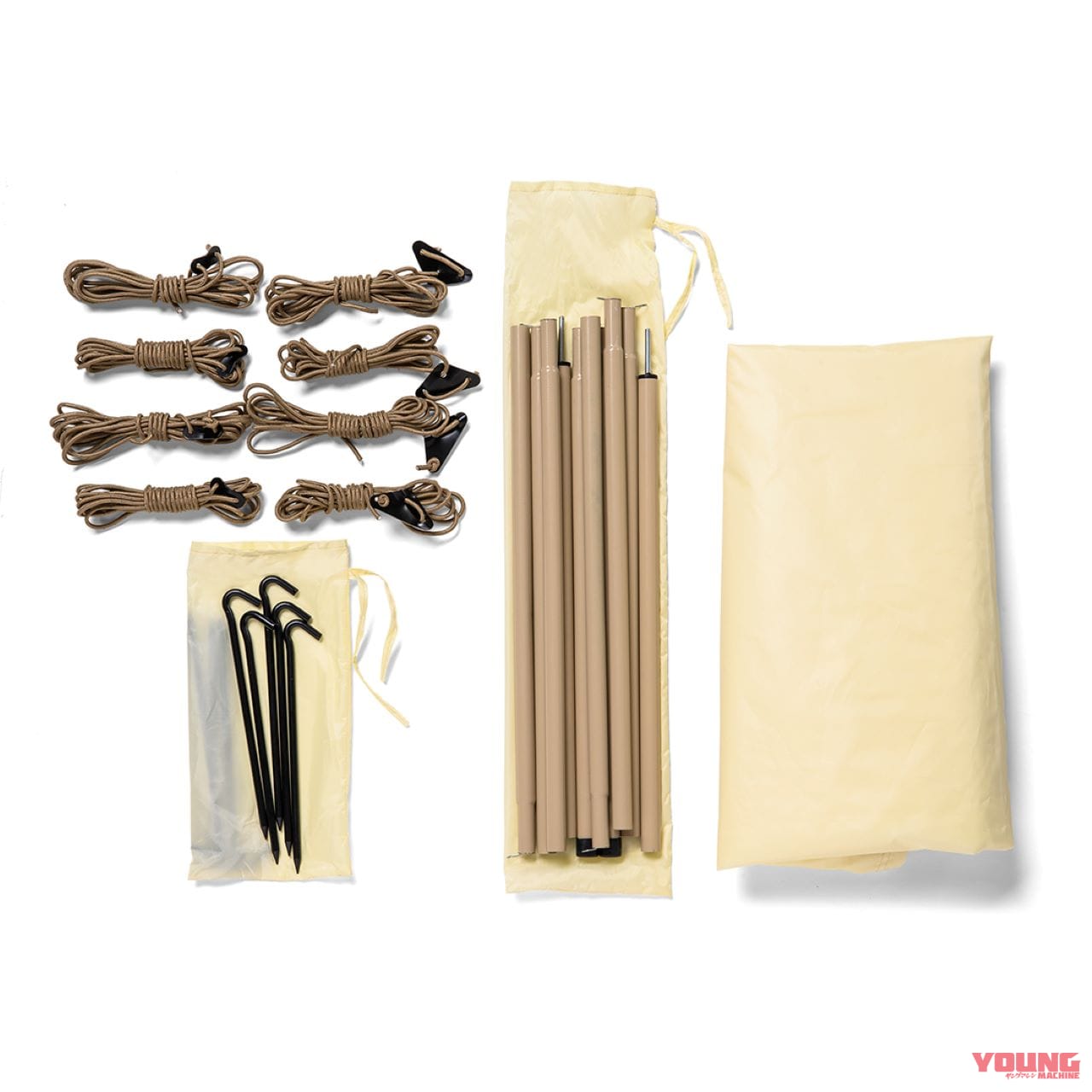 フィールドコア レジストスクエアタープ|2022 ワークマンの新作「キャンプ・ツーリング向け」ギア9選【速報】