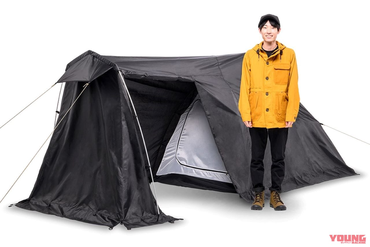 ワークマン|フィールドコア 耐久撥水ツーリングシェルター|2022 ワークマンの新作「キャンプ・ツーリング向け」ギア9選【速報】