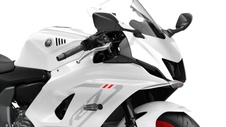 ヤマハ「YZF-R7」にキリリと締まった新色ホワイト登場! ブルー&ブラックは続投【北米】