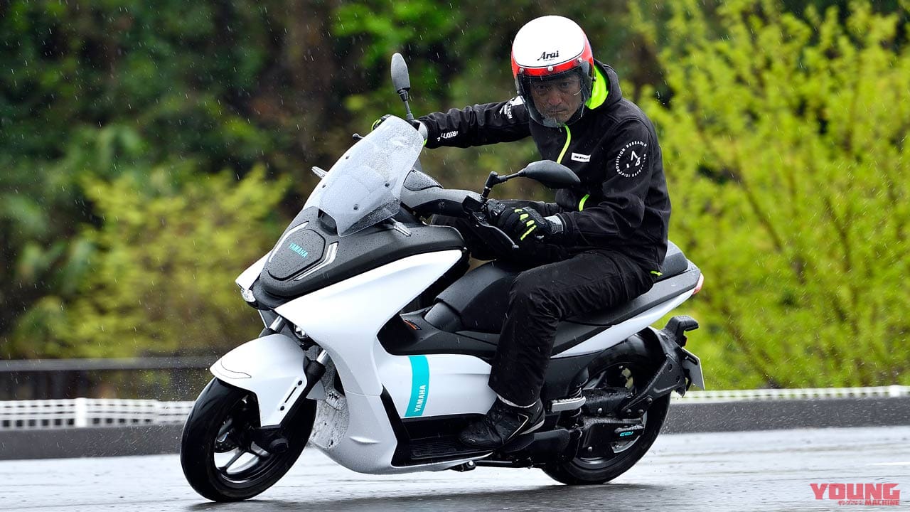 ヤマハ、実証実験用の電動スクーター投入!! E01試乗インプレッション【異次元の上質な走行感にEVの未来を見た】