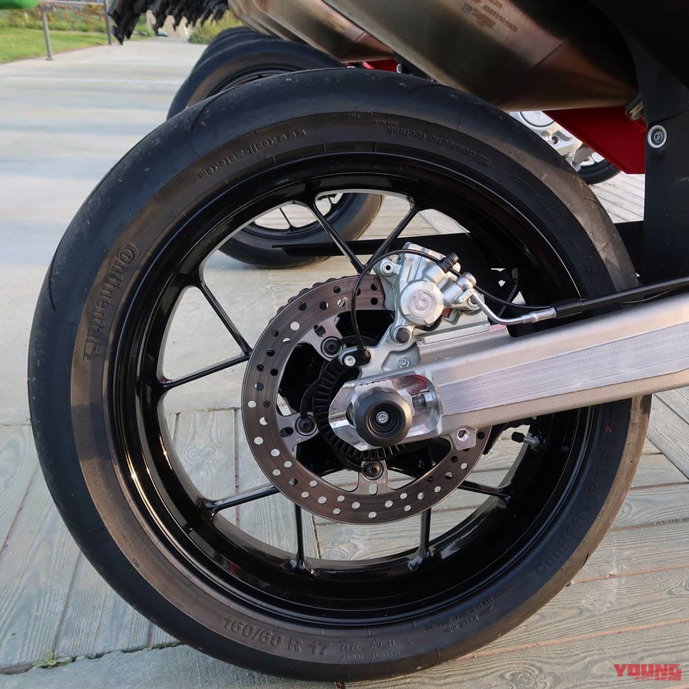 ガスガス SM700|リヤまわり|新生ガスガス、初のストリートモデル登場! SM700 試乗インプレッション