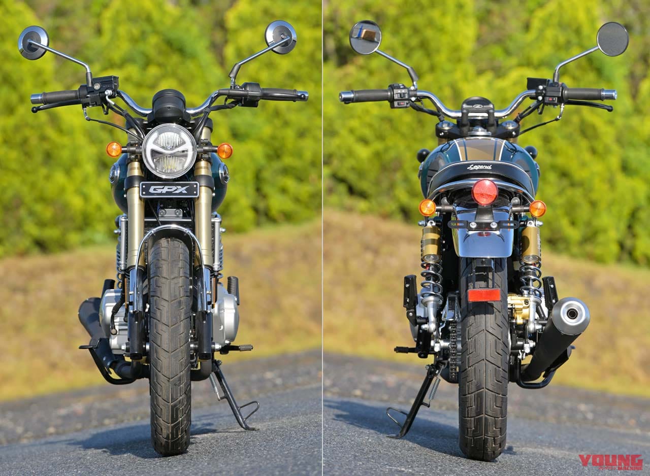 空冷ツインが気持ちいい Gpx レジェンド250 ブライトン 試乗ショートインプレッション Webヤングマシン 新車バイクニュース