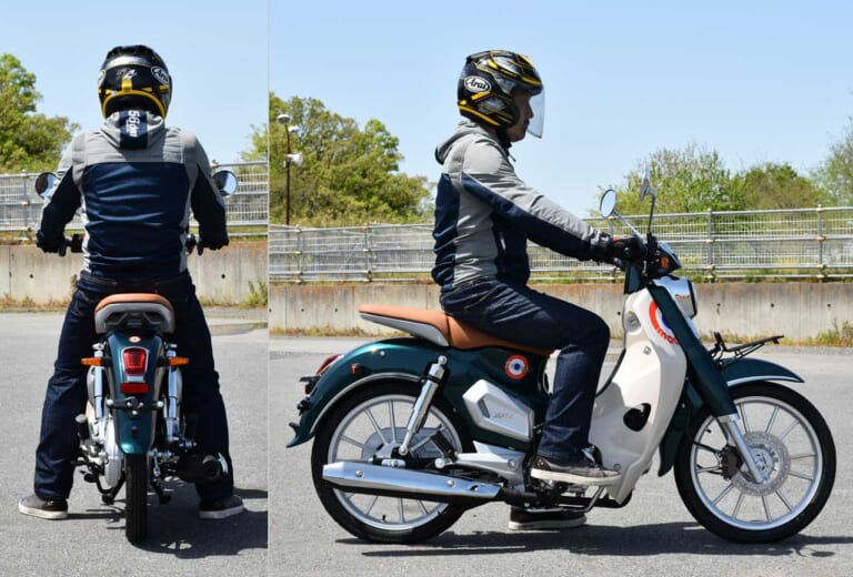 GPX POPz 110|ライディングポジション|絶妙なユルさと“カブみ”が魅力 GPX POPz110 試乗ショートインプレッション
