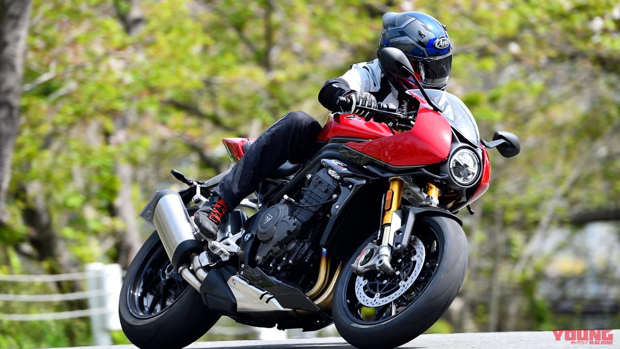 本気で速いカフェレーサーだ!【トライアンフ スピードトリプル1200RR】試乗ショートインプレッション