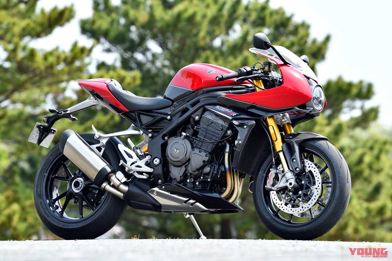 TRIUMPH SPEED TRIPLE 1200 RR|本気で速いカフェレーサーだ!【トライアンフ スピードトリプル1200RR】試乗ショートインプレッション
