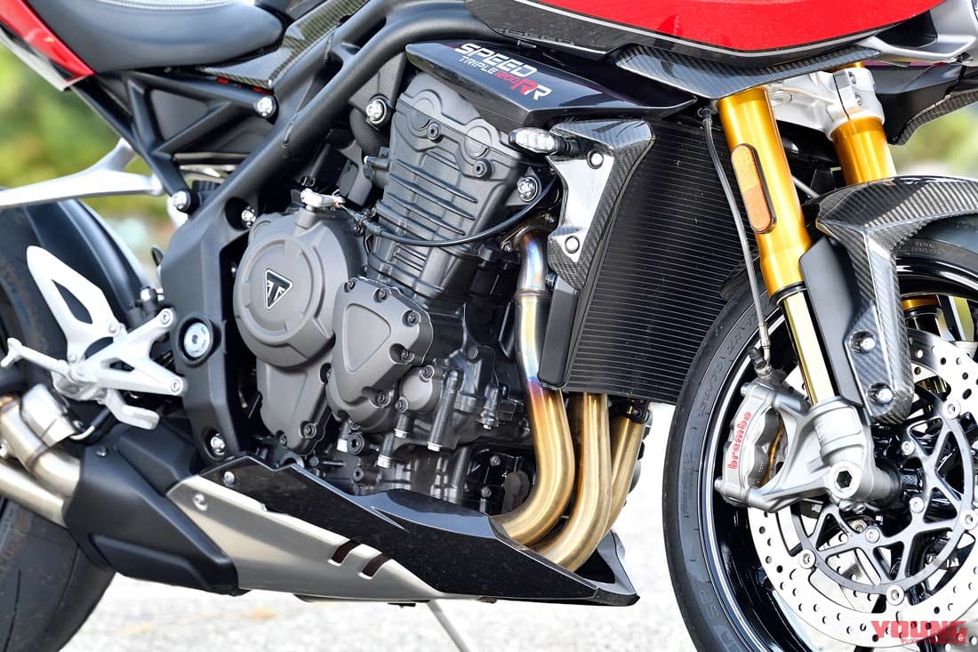 |本気で速いカフェレーサーだ!【トライアンフ スピードトリプル1200RR】試乗ショートインプレッション