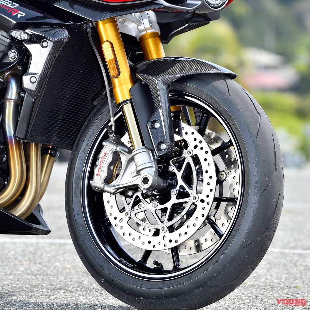 |本気で速いカフェレーサーだ!【トライアンフ スピードトリプル1200RR】試乗ショートインプレッション