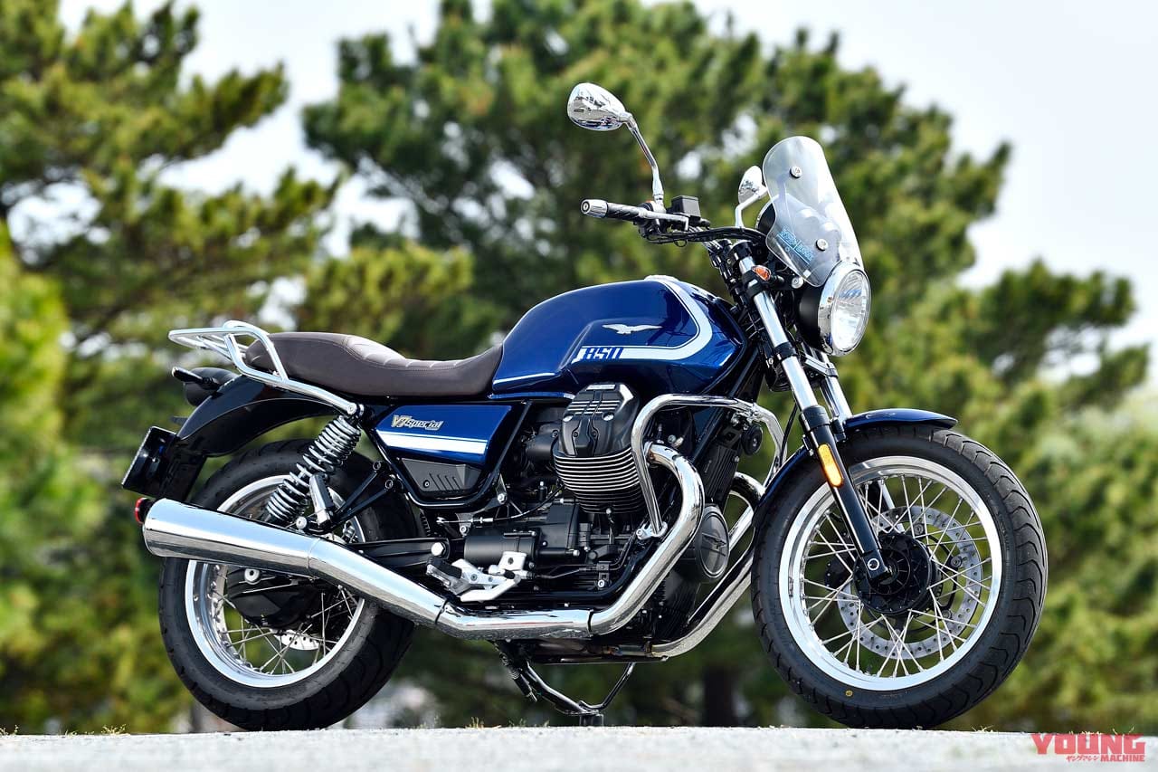 MOTOGUZZI V7 Special|縦置きVの鼓動感を存分に味わえ!【モトグッツィ V7スペシャル】試乗ショートインプレッション