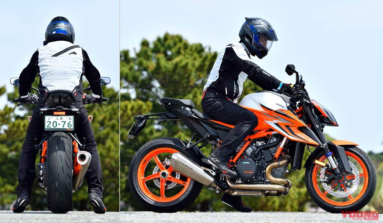 KTM 1290 SUPER DUKE R EVO|フルオート調整の次世代電制サスを搭載!【KTM 1290スーパーデュークRエヴォ】試乗ショートインプレッション