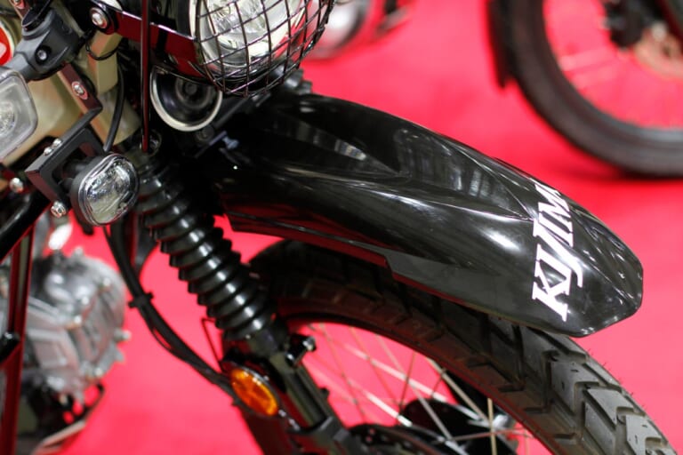 キジマCT125ハンターカブカスタム|フロントアップフェンダー|ハンターカブをよりタフに! キジマCT125ハンターカブカスタム【CT125の世界観をキジマが大幅にスケールアップ】