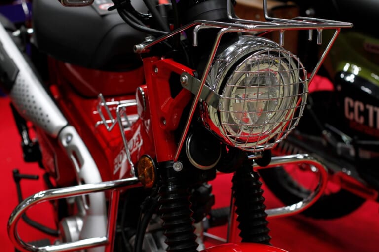 キジマCT125ハンターカブカスタム|クロームメッキパーツ|ハンターカブをよりタフに! キジマCT125ハンターカブカスタム【CT125の世界観をキジマが大幅にスケールアップ】