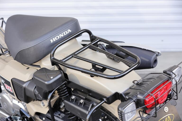 キジマCT125ハンターカブカスタム|リアキャリアスポーティタイプ|ハンターカブをよりタフに! キジマCT125ハンターカブカスタム【CT125の世界観をキジマが大幅にスケールアップ】