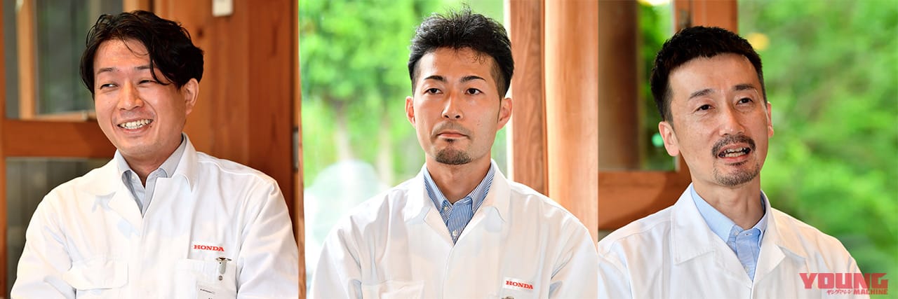 斎藤隼人氏/大和風馬氏/八重樫裕郁氏|ホンダ ホーク11 開発者インタビュー【これまでにない思いの詰まったバイク】
