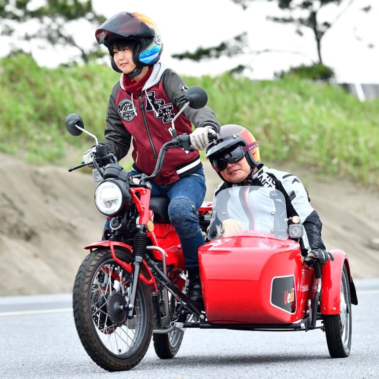 CT125ハンターカブ+ウエディ|側車付きハンターカブなら高速道路を走れる!? CT125ハンターカブ+ウエディ試乗レポート