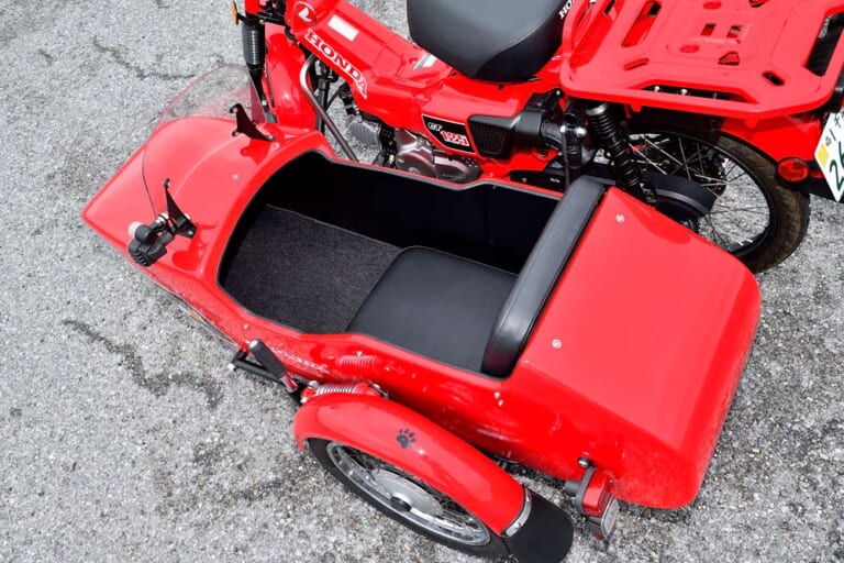 CT125ハンターカブ+ウエディ|「なにこれカワイイ!」「おもしろ!」高速道路走行も可! CT125ハンターカブ×サイドカーのディテールを解説してみた