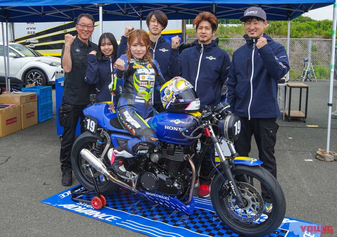 |モリワキGB350鉄馬プロジェクトレポート#3【一般公募ライダーが見事チェッカー! 歓喜の表彰台に】〈注目! ホビーレース最新特報〉